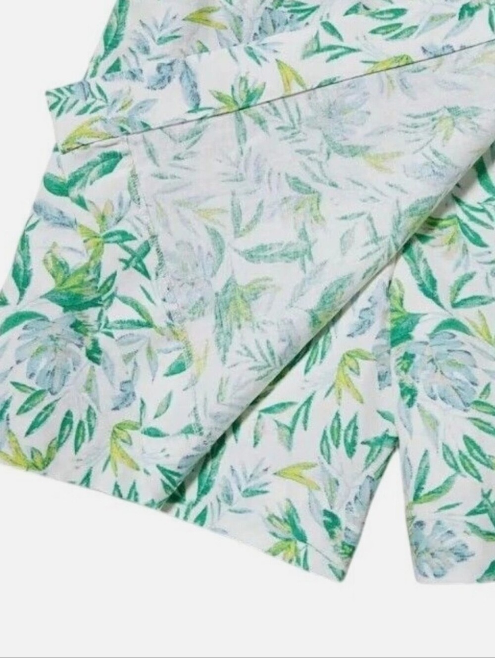 Ellen Tracy Pull On Linen Blend Skort Green  XL - Picture 4 of 12
